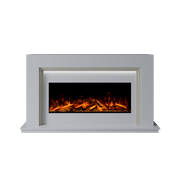 Bespoke Fireplaces Polar White & Nacarado Madrida Marble Suite 1000 S