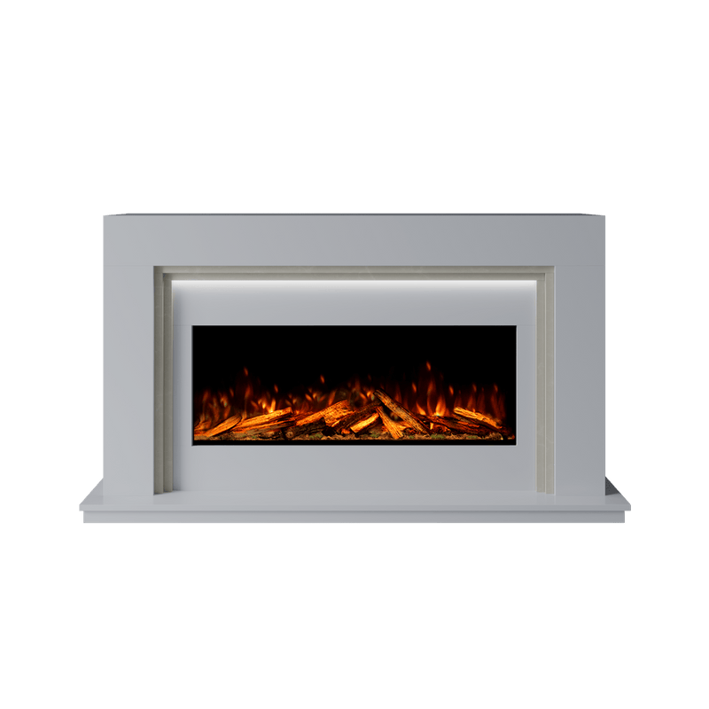 Bespoke Fireplaces Polar White & Nacarado Madrida Marble Suite 1000 S