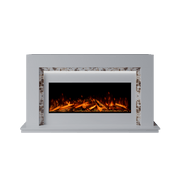 Bespoke Fireplaces Polar White & Rosiana Madrida Marble Suite 1000 S
