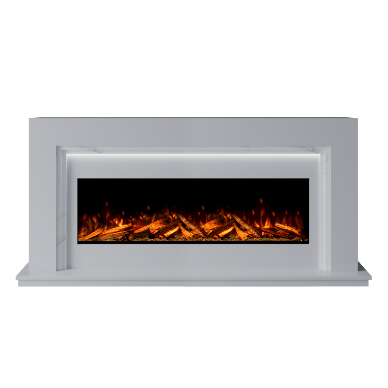 Bespoke Fireplaces Polar White & Calacatta Madrida Marble Suite 1300 S
