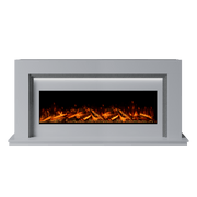 Bespoke Fireplaces Polar White & Grey Sparkle Quartz Madrida Marble Suite 1300 S