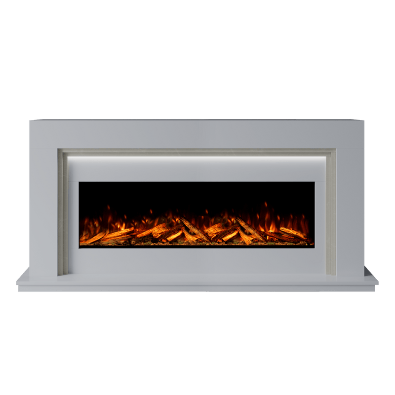 Bespoke Fireplaces Polar White & Nacarado Madrida Marble Suite 1300 S