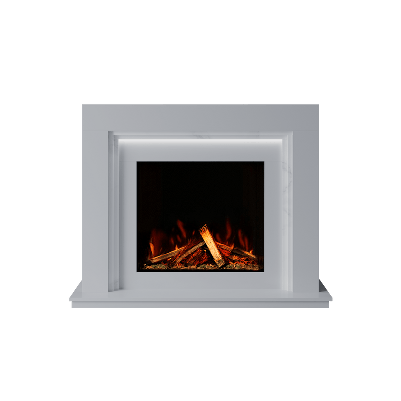 Bespoke Fireplaces Polar White & Calacatta Madrida Marble Suite 700 S
