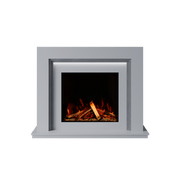 Bespoke Fireplaces Polar White & Italian Grey Madrida Marble Suite 700 S