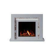 Bespoke Fireplaces Polar White & Rosiana Madrida Marble Suite 700 S