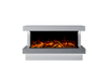 Bespoke Fireplaces Polar White & Italian Grey Verona Marble Suite 1250 X