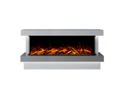 Bespoke Fireplaces Polar White & Grey Sparkle Quartz Verona Marble Suite 1500 X