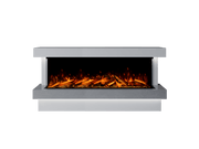 Bespoke Fireplaces Polar White & Italian Grey Verona Marble Suite 1500 X