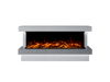 Bespoke Fireplaces Polar White & Italian Grey Verona Marble Suite 1500 X
