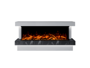 Bespoke Fireplaces Polar White & Titanium Galaxy Verona Marble Suite 1500 X