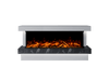 Bespoke Fireplaces Polar White & Titanium Galaxy Verona Marble Suite 1500 X