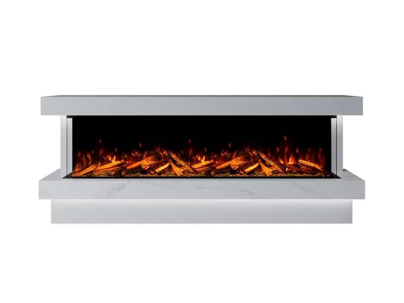 Bespoke Fireplaces Polar White & Calacatta Verona Marble Suite 2000 X