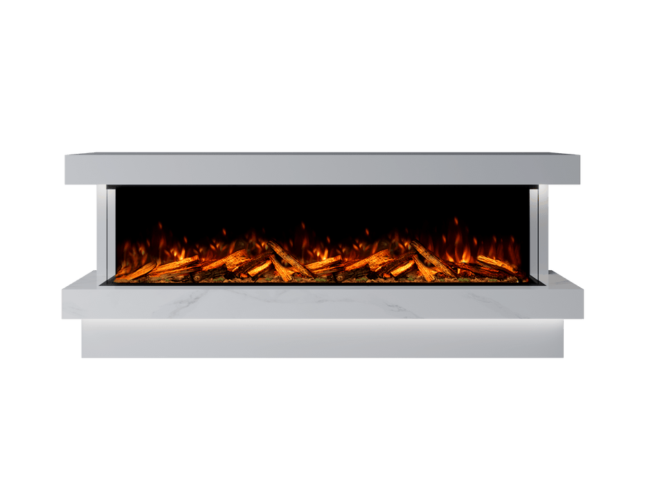 Bespoke Fireplaces Polar White & Calacatta Verona Marble Suite 2000 X