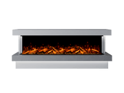 Bespoke Fireplaces Polar White & Italian Grey Verona Marble Suite 2000 X