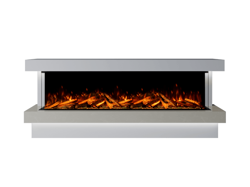 Bespoke Fireplaces Polar White & Nacarado Verona Marble Suite 2000 X