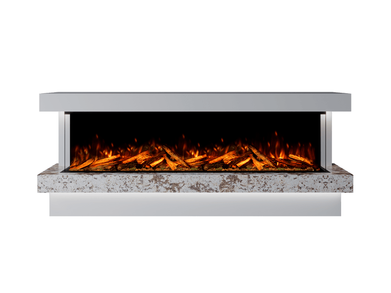 Bespoke Fireplaces Polar White & Rosiana Verona Marble Suite 2000 X