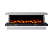 Bespoke Fireplaces Polar White & Titanium Galaxy Verona Marble Suite 2000 X