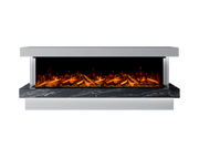 Bespoke Fireplaces Polar White & Titanium Gold Verona Marble Suite 2000 X