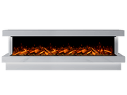 Bespoke Fireplaces Polar White & Calacatta Verona Marble Suite 2500 X