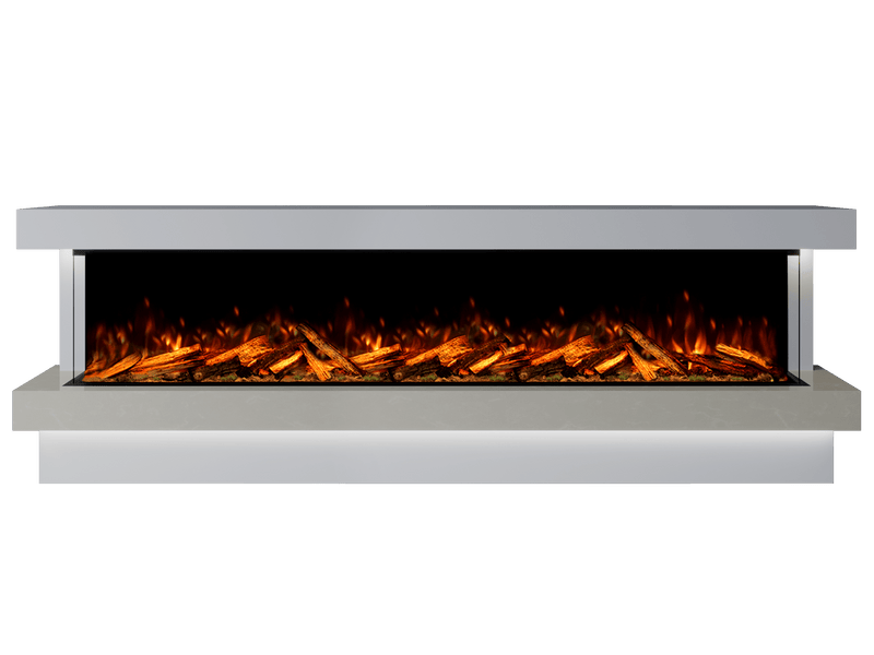 Bespoke Fireplaces Polar White & Nacarado Verona Marble Suite 2500 X