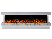 Bespoke Fireplaces Polar White & Rosiana Verona Marble Suite 2500 X