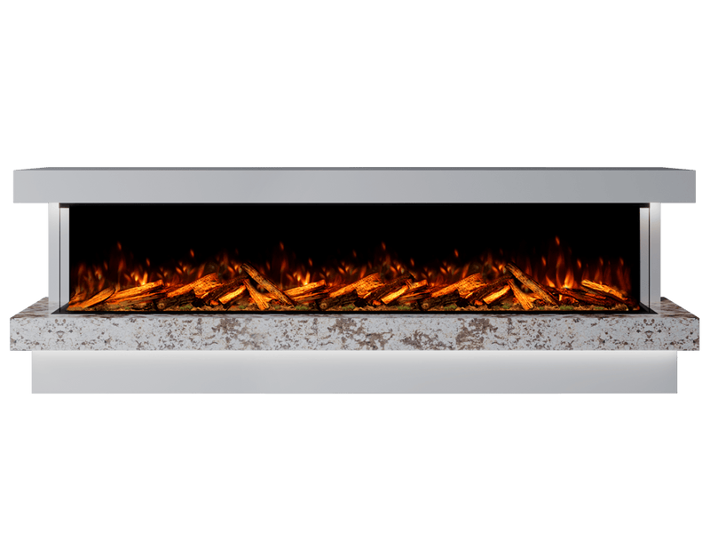 Bespoke Fireplaces Polar White & Rosiana Verona Marble Suite 2500 X