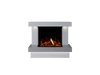 Bespoke Fireplaces Polar White & Italian Grey Verona Marble Suite 700 3DP