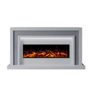 Bespoke Fireplaces Polar White & Italian Grey Zenith Marble Suite 1000 S