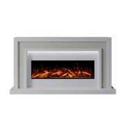 Bespoke Fireplaces Polar White & Nacarado Zenith Marble Suite 1000 S