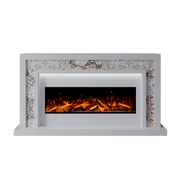 Bespoke Fireplaces Polar White & Rosiana Zenith Marble Suite 1000 S