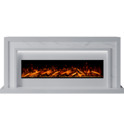 Bespoke Fireplaces Polar White & Calacatta Zenith Marble Suite 1300 S