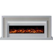 Bespoke Fireplaces Polar White & Nacarado Zenith Marble Suite 1300 S