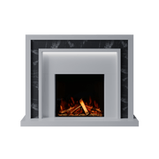 Bespoke Fireplaces Polar White & Titanium Galaxy Zenith Marble Suite 700 S
