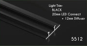 LED Light Trim - 20mm Connect & 12mm Diffuser - LUXE SUPPLIES