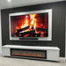 Luxe Supplies Floating Wall Unit with 60" Electric Fire - 2.4m Width