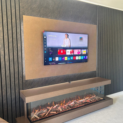 Luxe Supplies TV Backboard in Cobra Bronze