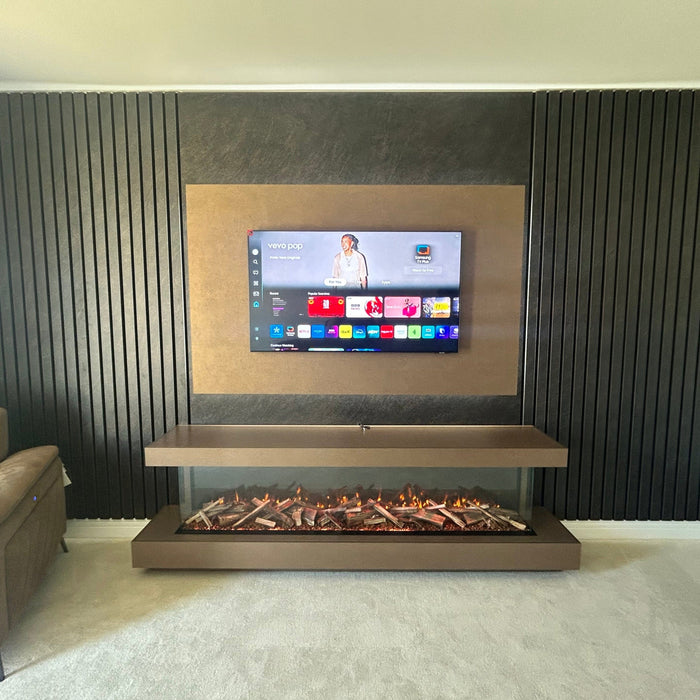 Luxe Supplies TV Backboard in Cobra Bronze