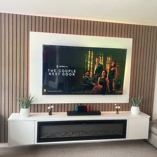 Luxe Supplies TV Backboard in Premium White