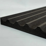 Panels By Sofia Black Fluted Wall Panels