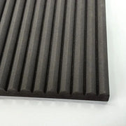 Panels By Sofia Black Mini Ribbed Wall Panels