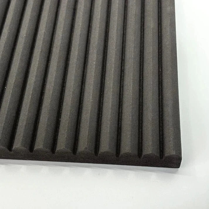 Panels By Sofia Black Mini Ribbed Wall Panels