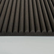 Panels By Sofia Black Mini Ribbed Wall Panels