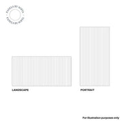 Panels By Sofia Black Ribbed Wall Panels