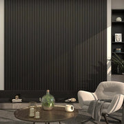 Panels By Sofia Black Slat Wall Panels