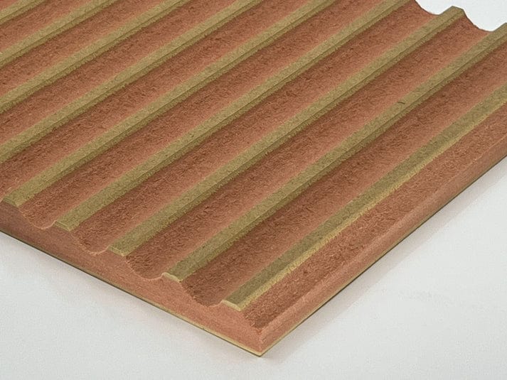 Panels By Sofia Fluted / 2440mm x 1220mm / Portrait (height x width) Fire Rated Wall Panels