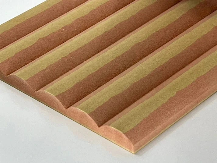 Panels By Sofia Ribbed / 2440mm x 1220mm / Portrait (height x width) Fire Rated Wall Panels