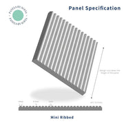 Panels By Sofia Mini Ribbed Wall Panels