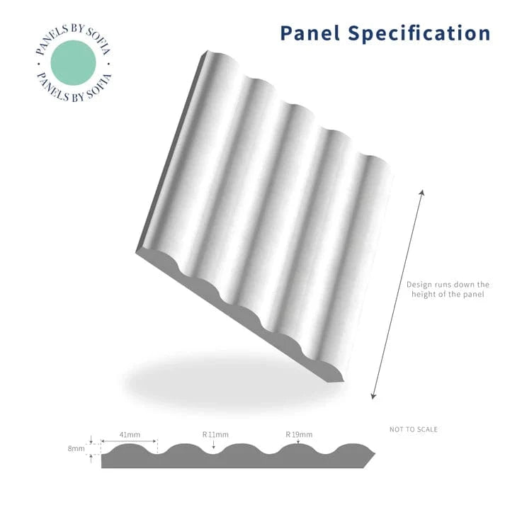 Panels By Sofia Soft Ribbed Wall Panels