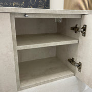 Pre-assembled Floating Wall Unit with 40" Electric Fire - 2m Width - LUXE SUPPLIES