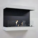 ScandiFlames Dakota White 3-sided Wall Biofireplace - 80cm